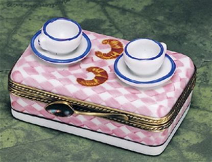 Picture of Limoges Breakfast Cups and Croissants Box 