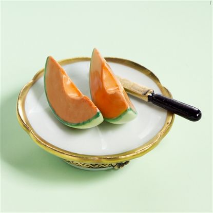 Picture of Limoges Canteloupe Melon on PLate Box