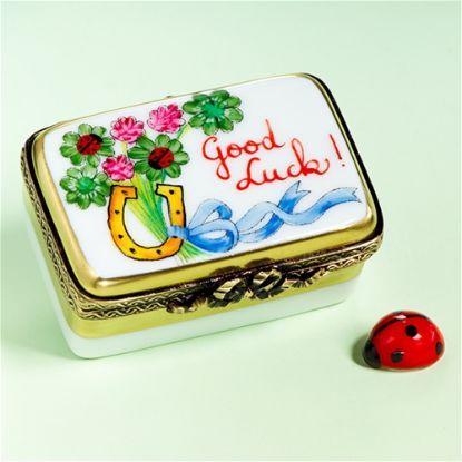 Picture of Limoges Irish Good Luck  Box