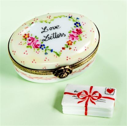Picture of Limoges Love Letters Box