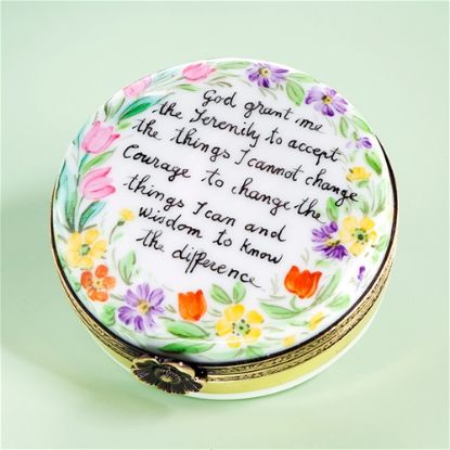 Picture of Limoges Serenity Prayer Box