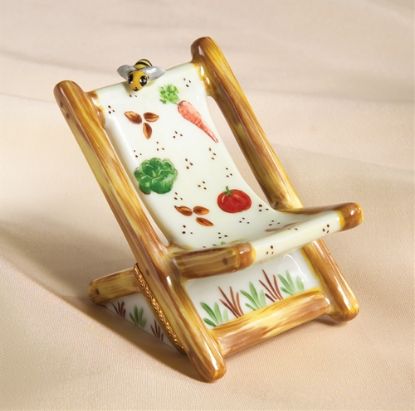 Picture of Limoges Garden Chair with Vegetables and Bee Box