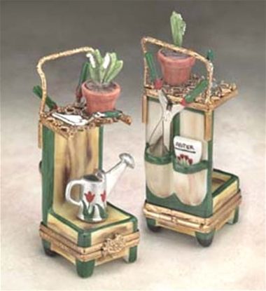 Picture of Limoges Gardener Cart Box with Tools