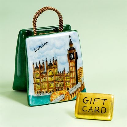 Picture of Limoges London Big Ben Shopping Bag Box with Card Box