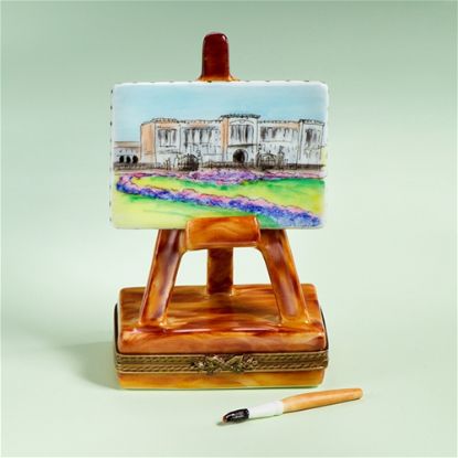 Picture of Limoges Buckingham Palace Painting on Easel Box
