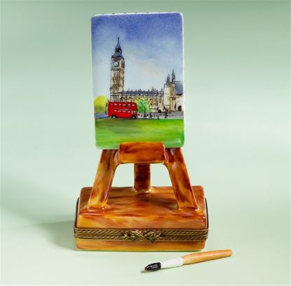 Picture of Limoges London Painting on Easel Box