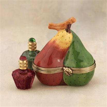 Picture of Limoges Double Pear with Perfume Botlles Box 