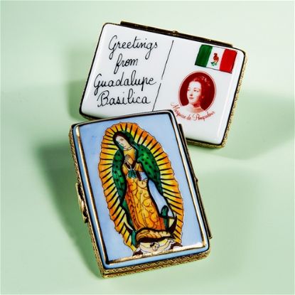 Picture of Limoges Lady of Guadalupe Mexico Postcard Box