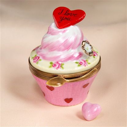 Picture of Limoges Valentine "I Love You" Cupcake Box