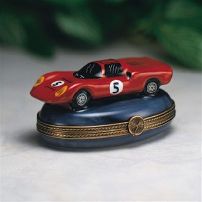 Picture of Limoges Red Racing Car Box