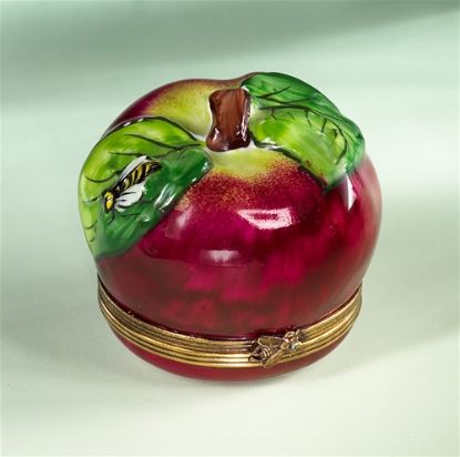 Picture of Limoges Big Red Apple Bee Box