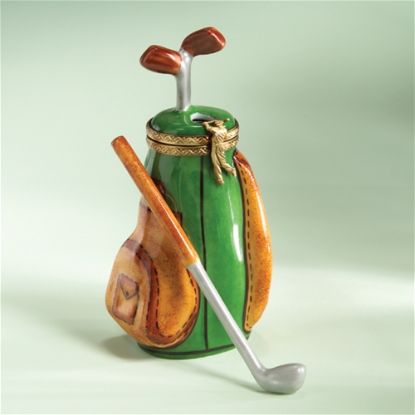 Picture of Limoges Green Brown  Golf Bag Box