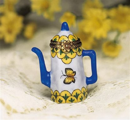 Picture of Limoges Butterfly Teapot Box