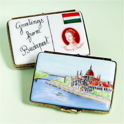Picture of Limoges Budapest Postcard Box