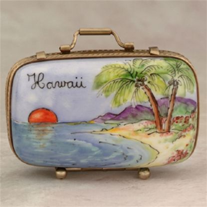 Picture of Limoges Hawaii Suitcase Box