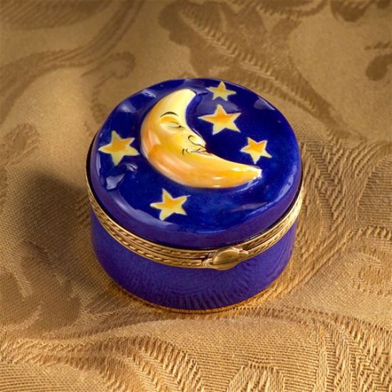 Picture of Limoges Moon and Stars at Night  Box