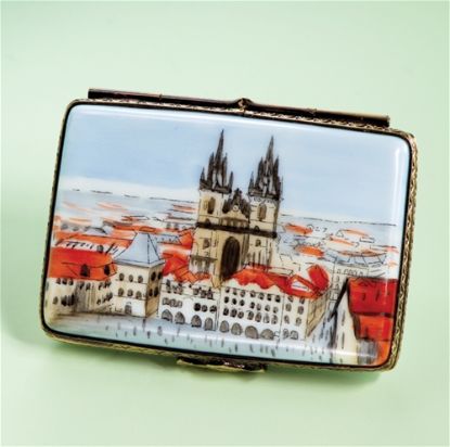 Picture of Limoges Prague Postcard Box