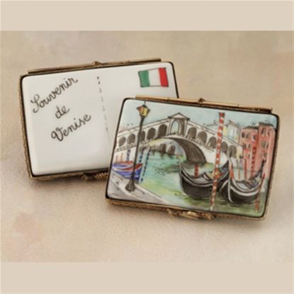 Picture of Limoges Venice Postcard Box