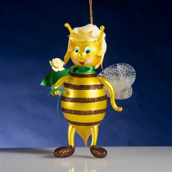 Picture of De Carlini Mr Bee with Flower Christmas Ornament