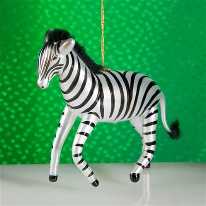 Picture of De Carlini Zebra Christmas Ornament