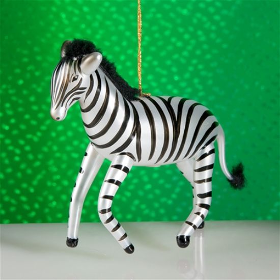 Picture of De Carlini Zebra Christmas Ornament