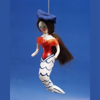 Picture of De Carlini Mediterranean Mermaid Christmas Ornament