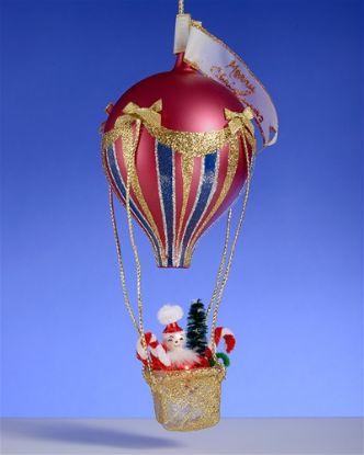 Picture of De Carlini Santa on Montgolfier Christmas Ornament
