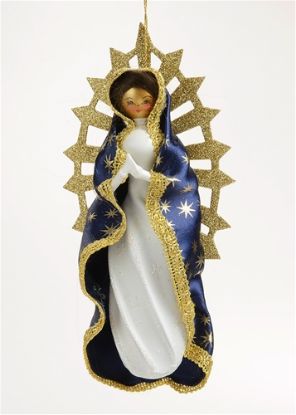 Picture of De Carlini Ltd Ed  Our Lady of Guadalupe Christmas Ornament