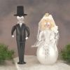 Picture of De Carlini Blonde Bride and Groom Christmas Ornaments Set/2