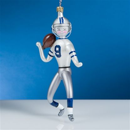 Picture of De Carlini Football Player Christmas Ornament