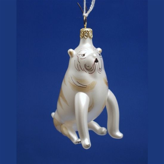 Picture of De Carlini Churchill's Bulldog Christmas Ornament