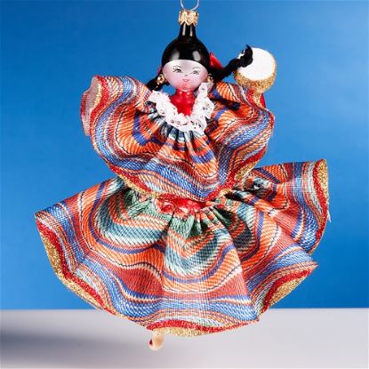 Picture of De Carlini Mexican Woman Christmas Ornament 