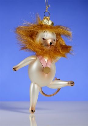 Picture of De Carlini Lion from Wizard of Oz Christmas ornament