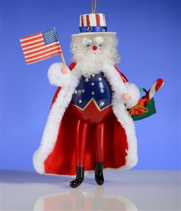 Picture of De Carlini USA Santa  Christmas  Ornament