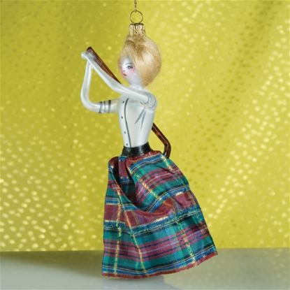 Picture of De Carlini Golfer Woman Christmas Ornament