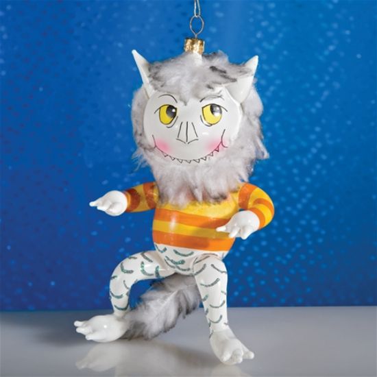 Picture of De Carlini Cat with Horns Christmas Ornament