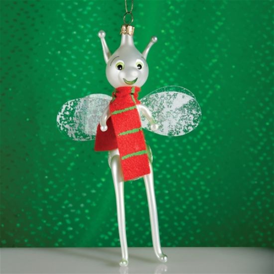 Picture of De Carlini Insect with Scarf Christmas Ornament