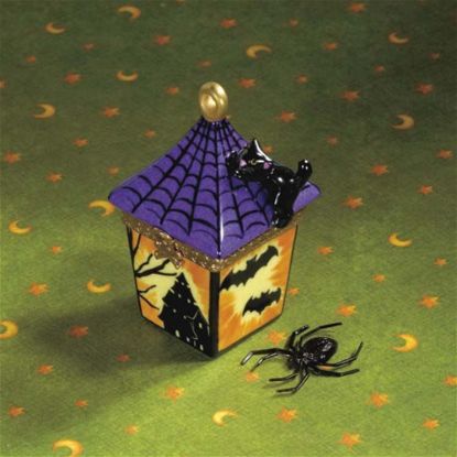 Picture of Limoges Halloween Lantern with Spider Box