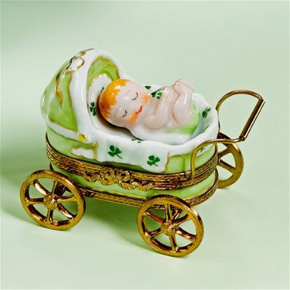 Picture of Limoges Irish Baby in Buggy Box
