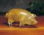 Picture of Murano Italian Glass Gold Pig