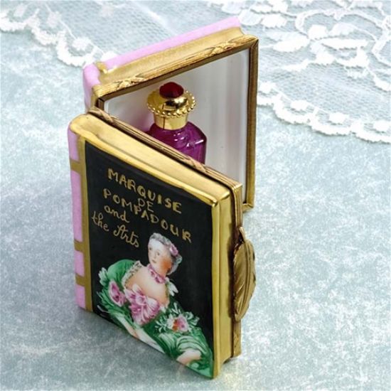 Picture of Limoges Marquise de Pompadour Perfume Book Box