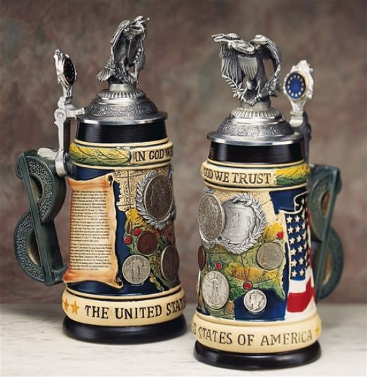 Picture of German US Coins Beer Stein