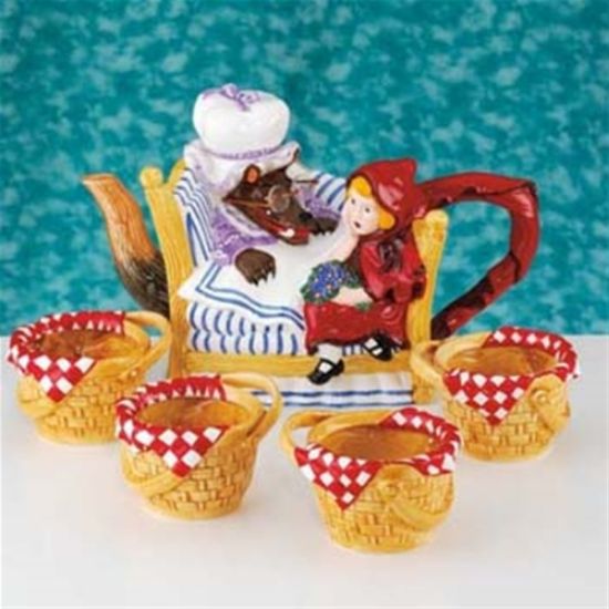 Picture of Little Red Riding Hood Teapot Set 
