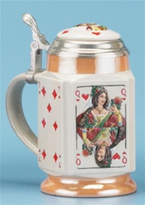 Picture of Card Player Stein