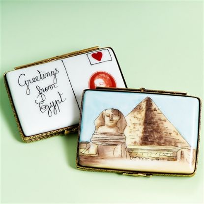 Picture of Limoges Egypt Postcard Box