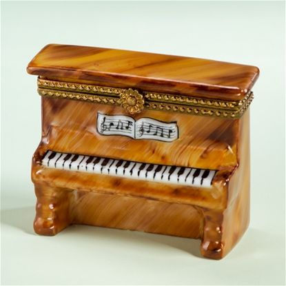 Picture of Limoges Brown Upright Piano Box