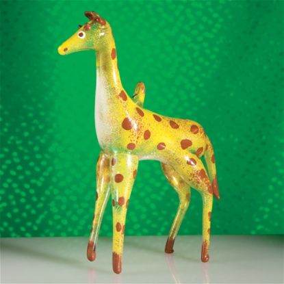 Picture of Giraffe Italian Glass Christmas Ornament
