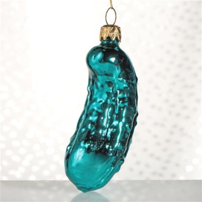 Picture of Pickle German Glass Christmas Ornament