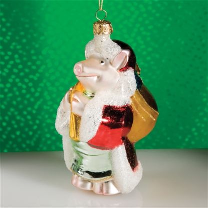 Picture of Sir Hogmas Polish Glass Christmas Ornament