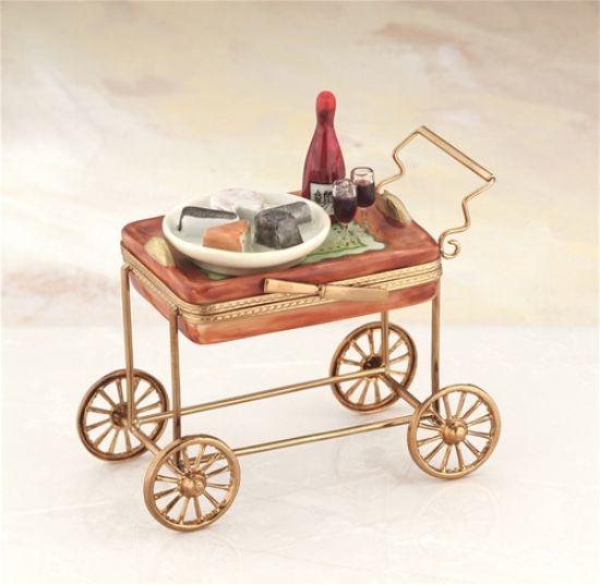 Picture of Limoges Wine and Cheese Cart Box